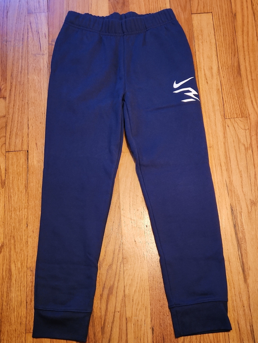 EUC Nike Kids Navy Blue Fleece Jogger Pants 10-12